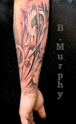 Tattoos - Ethnic Native American tattoos - freehand art